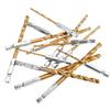 13Pcs HSS Aço de alta velocidade Titânio revestido Broca Bit Set 1/4 Hex Shank 1.5mm-6.5mm Hexagonal Handle Twist Broca