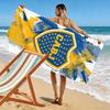 Boca Juniors Print Strandtuch, Großes Weiches Schnelltrocknendes Handtuch für Strand Camping Schwimmen