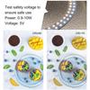 40cm Folding Portable Ring Light USB Photo Lighting Studio Shooting Tent Box with 6 X Color PVC Backdrops, Size: 40cm X 40cm X 40cm (Black)