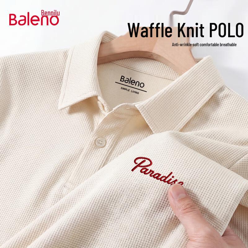 Baleno Men s Heavyweight Waffle Knit Short-Sleeve Polo 3XL