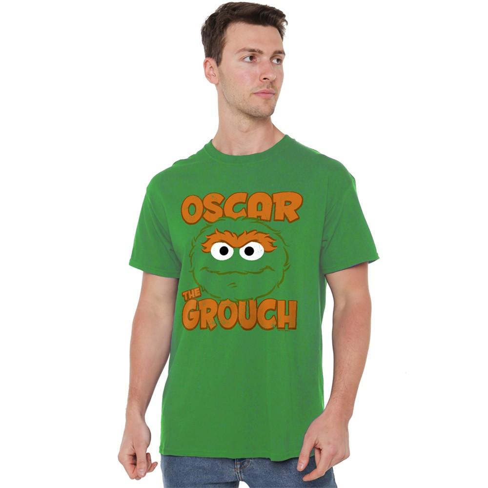Sesame Street Oscar Sandwich T-Shirt S-4XL Kelly Green L