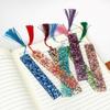 Tragbare Quasten-Lesezeichen Elegante Leseseiten Buchmarkierungen Glitzer-Lesezeichen Lese-Geschenke
