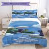 Junior H Pattern Bedding,Quilt Set Quilt Cover Pillowcase Home Birthday Gift (1*duvet Cover+2*pillowcase,without core)DSJT0925516