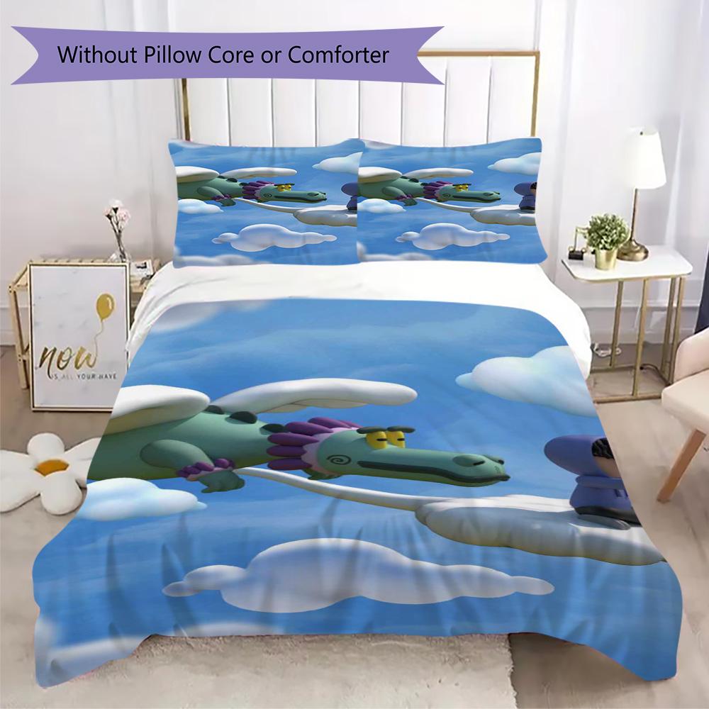 Junior H Pattern Bedding,Quilt Set Quilt Cover Pillowcase Home Birthday Gift (1*duvet Cover+2*pillowcase,without core)DSJT0925516