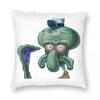 Crusty Squidward Square Pillowcase Polyester Linen Velvet Creative Zip Decorative Sofa Cushion Cover