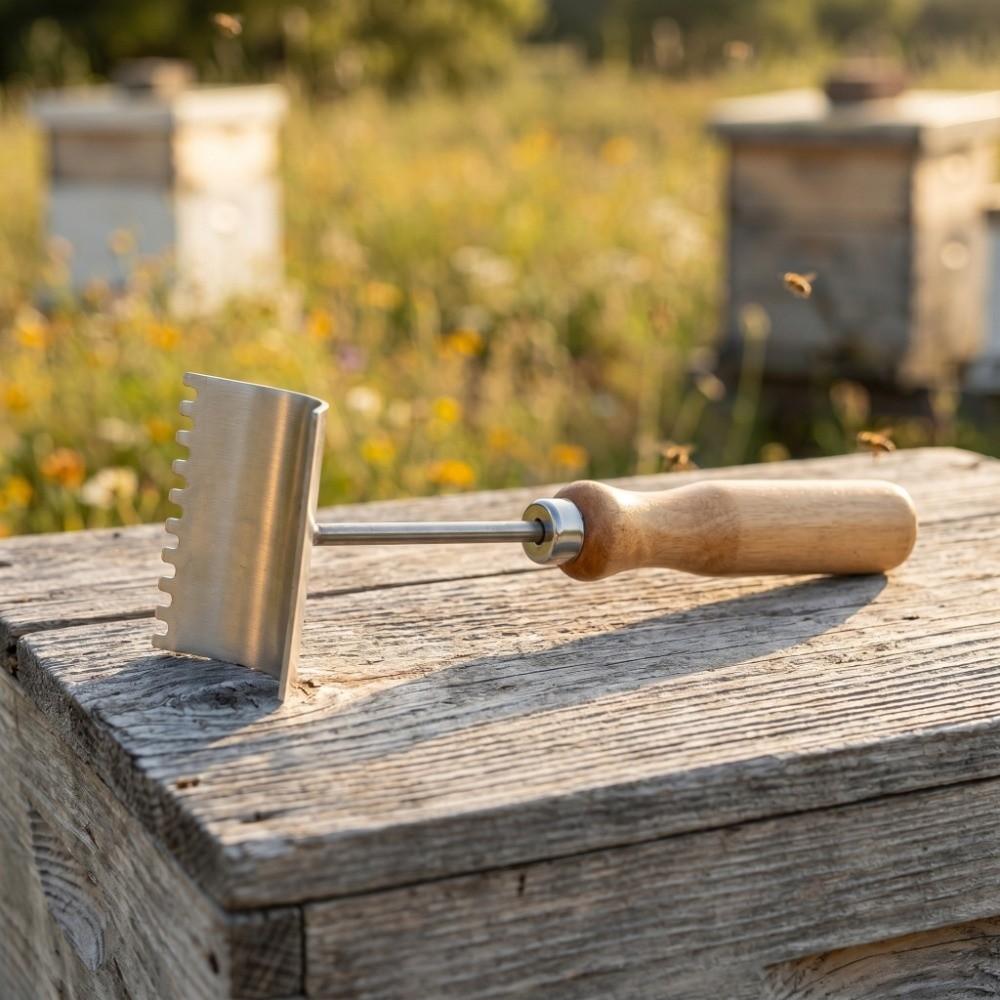 Steady Queen Bee Excluder Durable Honey Scraper Shovel Beehive Frame Shovel Frame Cleaning
