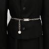 Ladies Waist Chain Fashionable Versatile Metal Chain Belt with Suit Skirt Thin Belt Chain