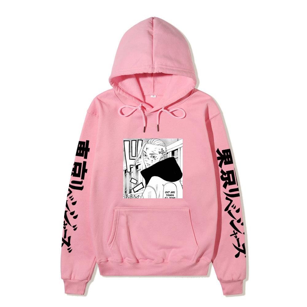Tokyo Revengers Izana Kurokawa Unisex Fleece Hoodie Autumn Winter Anime Print Long Sleeve Casual Pullover Sweatshirt