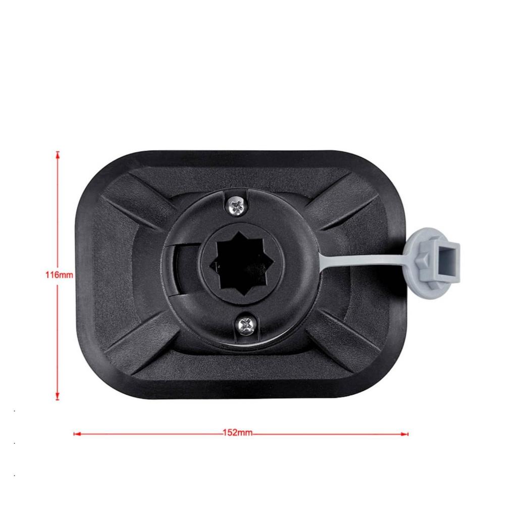 PVC Fixed Base Flat Fishing Rod Support Long-Lasting