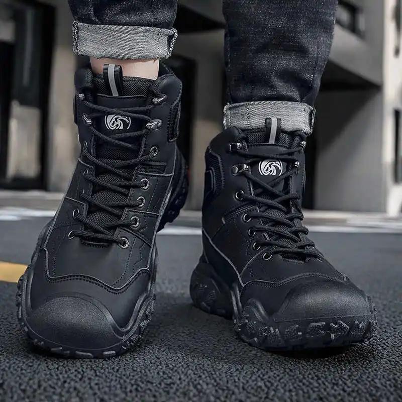 Fashion Flat Sole Spring-autumn Sneakers Boots Men Branded Boots Shoes Shoses For Man Sports Brands Tenix Trend Products Collection