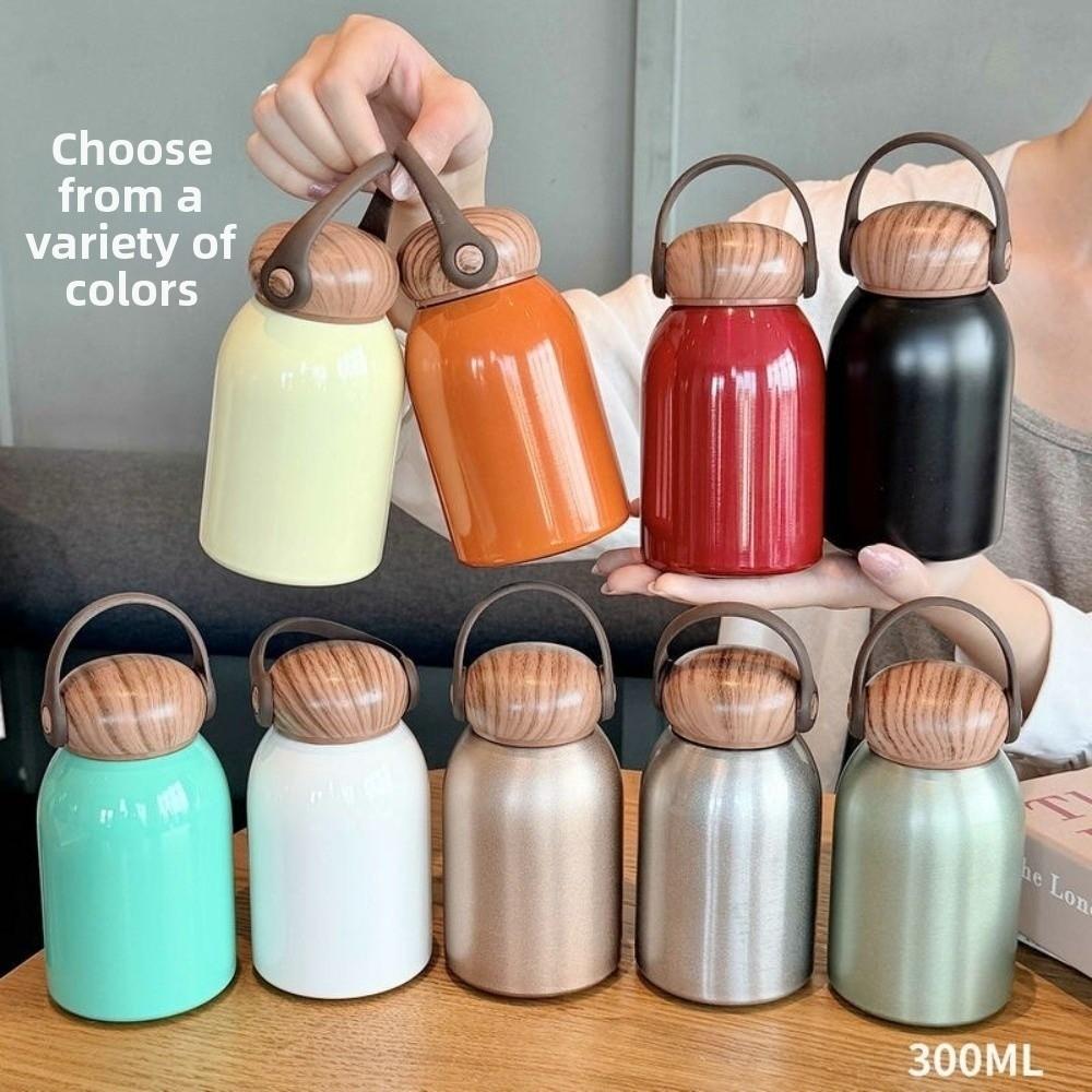 Mini Portable Insulated Cup 300ml Coffee Mug Reusable Thermal Water Bottle  Kitchen Supplies