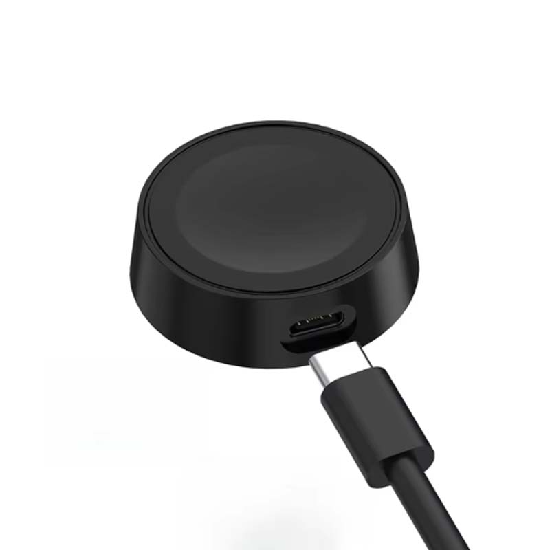 

Портативное беспроводное магнитное зарядное устройство для Samsung Watch 7 Зарядное устройство Порт Type C Док-станция Зарядка для Galaxy Watch 7 6 5 4 3 Зарядное устройство чёрный