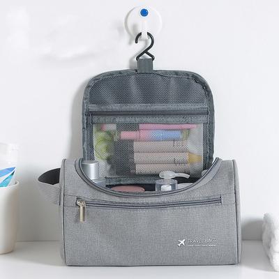 Waterproof Hook Up for Women Cosmetic Bag Travel Organizer Men Makeup Bag Make Up Case Bathroom Toiletry Pouch Wash Neceser