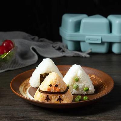 Rice Ball Mold Easy Demoulding Triangle Sushi Mold Reusable Food-grade Triangle Onigiris Mould for Home