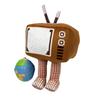 Funny Steal A Brainrot Plush Toys Birthday Game Steal Brainrot TV Earth Stuffed Doll Holiday Gifts for Room Decoration