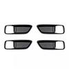 Carbon Fiber Inner Car Door Handle Bowl Cover Trim For Toyota Corolla -2025