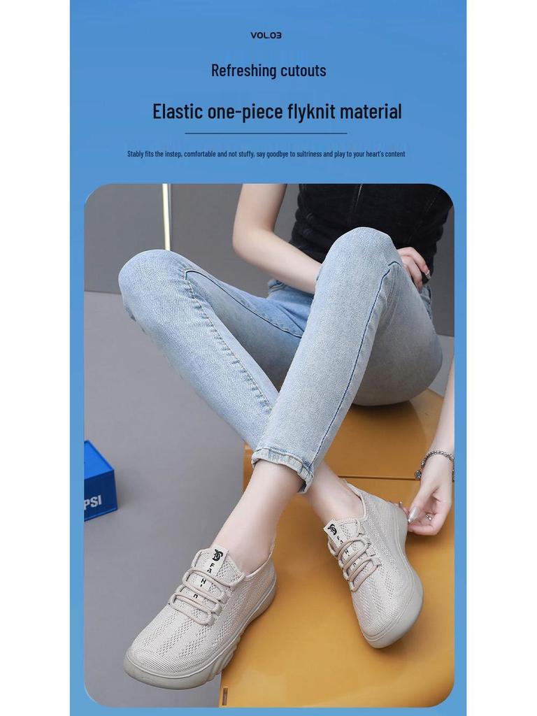 Women's Slip-on Lightweight Loafers: Comfortable, Breathable, Soft Sole Casual Shoes for Spring and Autumn