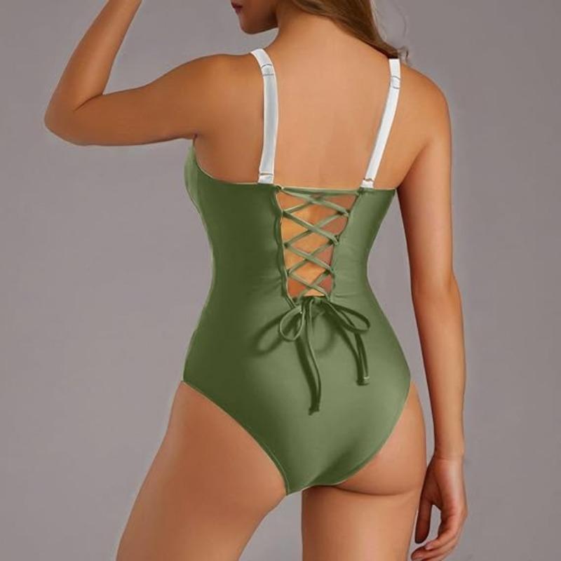 Women Sexy Slimming Push Up One Piece Bikini Swimsuit