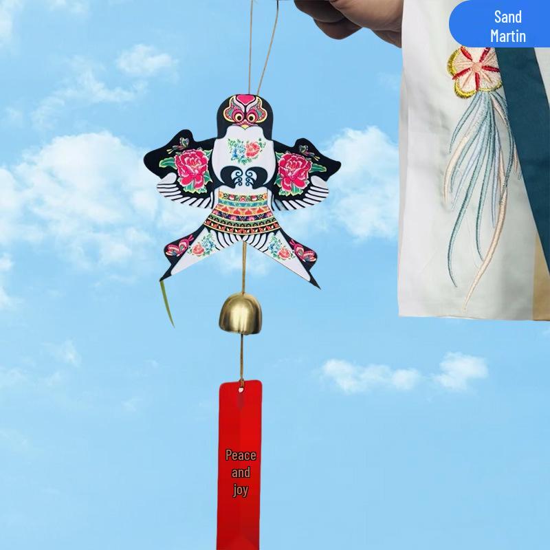 Weifang Mini Wind Chime Kite: Handmade Cultural Hanging Ornament