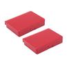 2Pcs Portable Watercolor Box Detachable Easy To Clean Compact Mini Watercolor Palette Box for Beginners Artists