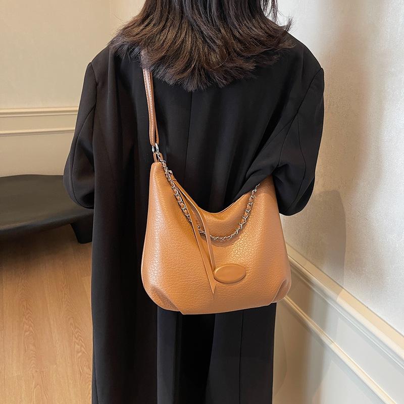 Fashion bag Women's trendy large-capacity tote bag 2025 autumn new niche high-end simple shoulder bag