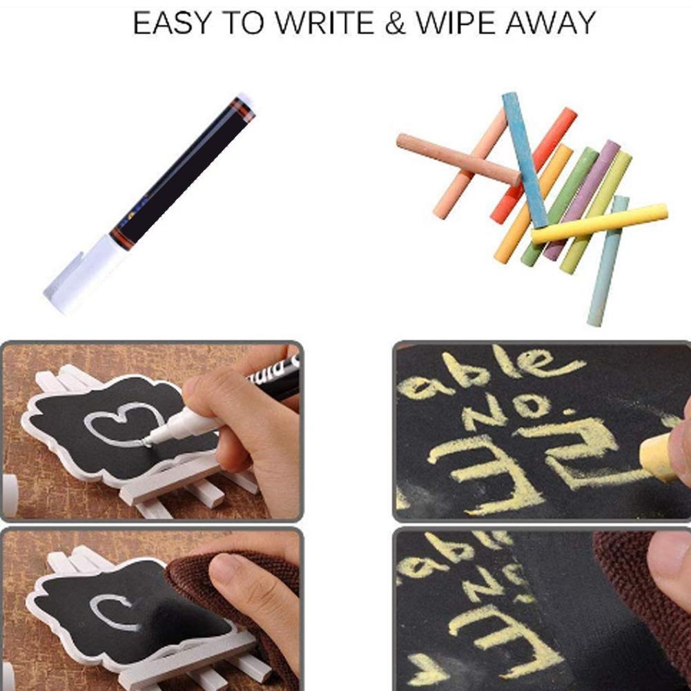 20 Sets Plant Marking Message Board Mini Blackboard Home Office Wedding Table Decoration