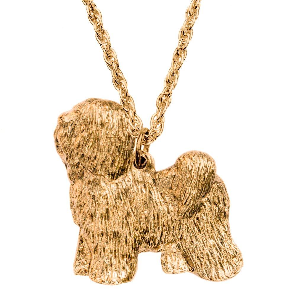Tibetan Terrier, British-made Art Dog Pendant Necklace Collection