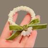 Set lily of the valley flower rubber band hair ring high elasticity and durable Korean version of the head rope new fresh girl hair tie rope