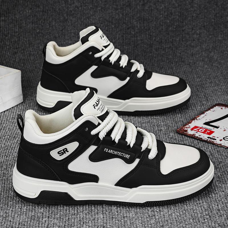 Thick-soled high-top board shoes student 22 new niche casual sports shoes 39