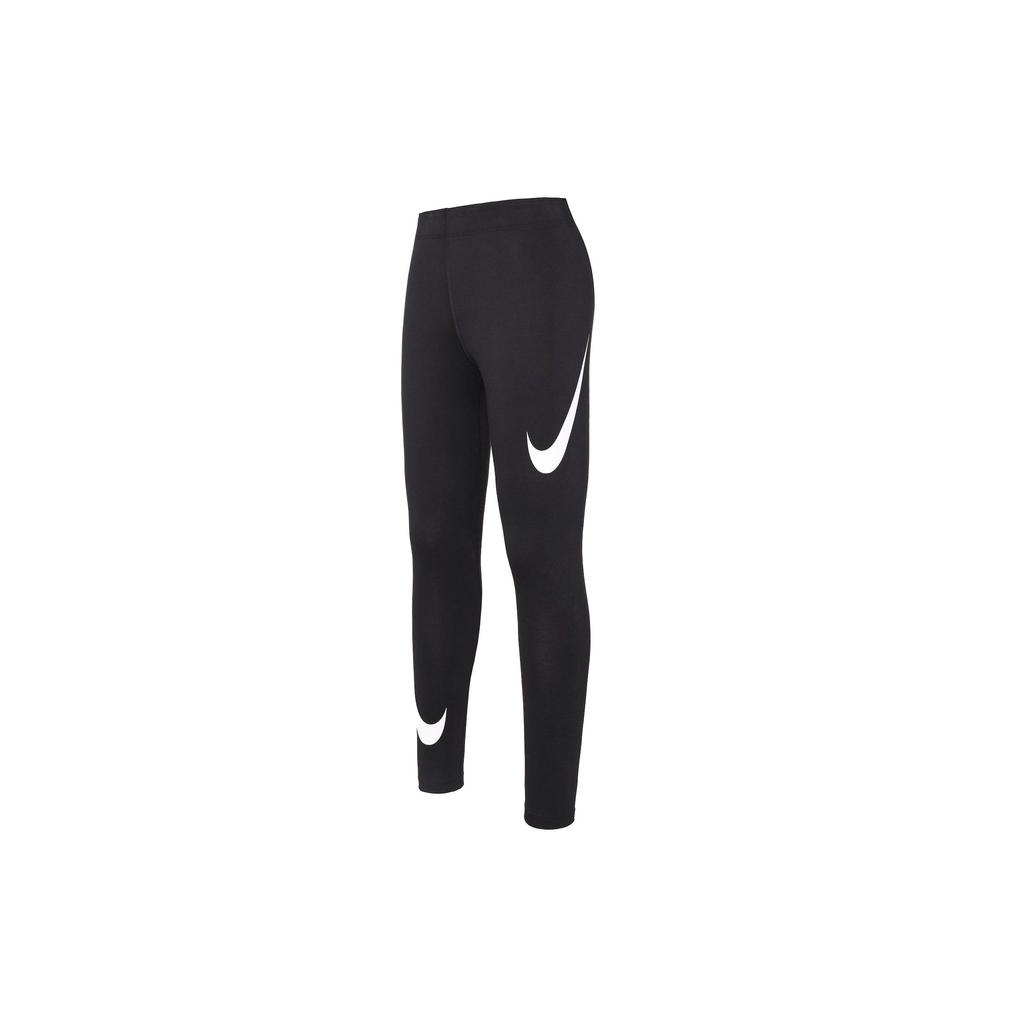 Nike Solid Logo Print Yoga Fitness Pants Women pants Black DB3897-010