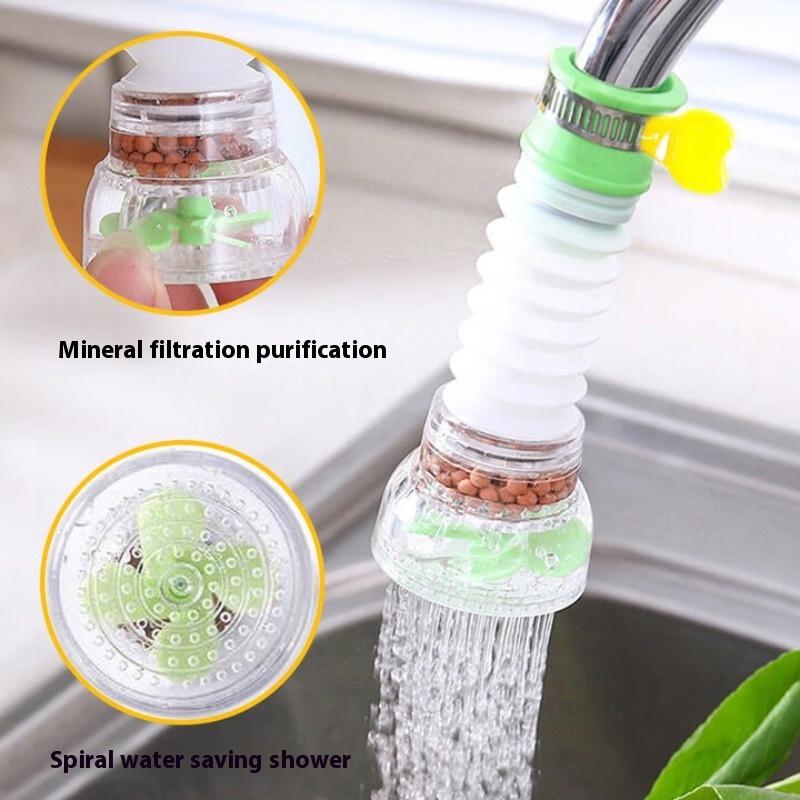 Universal 360 Rotation Faucet Bubbler Swivel Water Saving Economizer Head Shower Kitchen Faucet Nozzle Adapter Sink Accessories