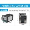 OMCH CH102 CH-B Series CH402 CH502 CH702 CH902 Digital PID Temperature Controller 0-1300℃ SSR/Relay Dual Output K-type Input