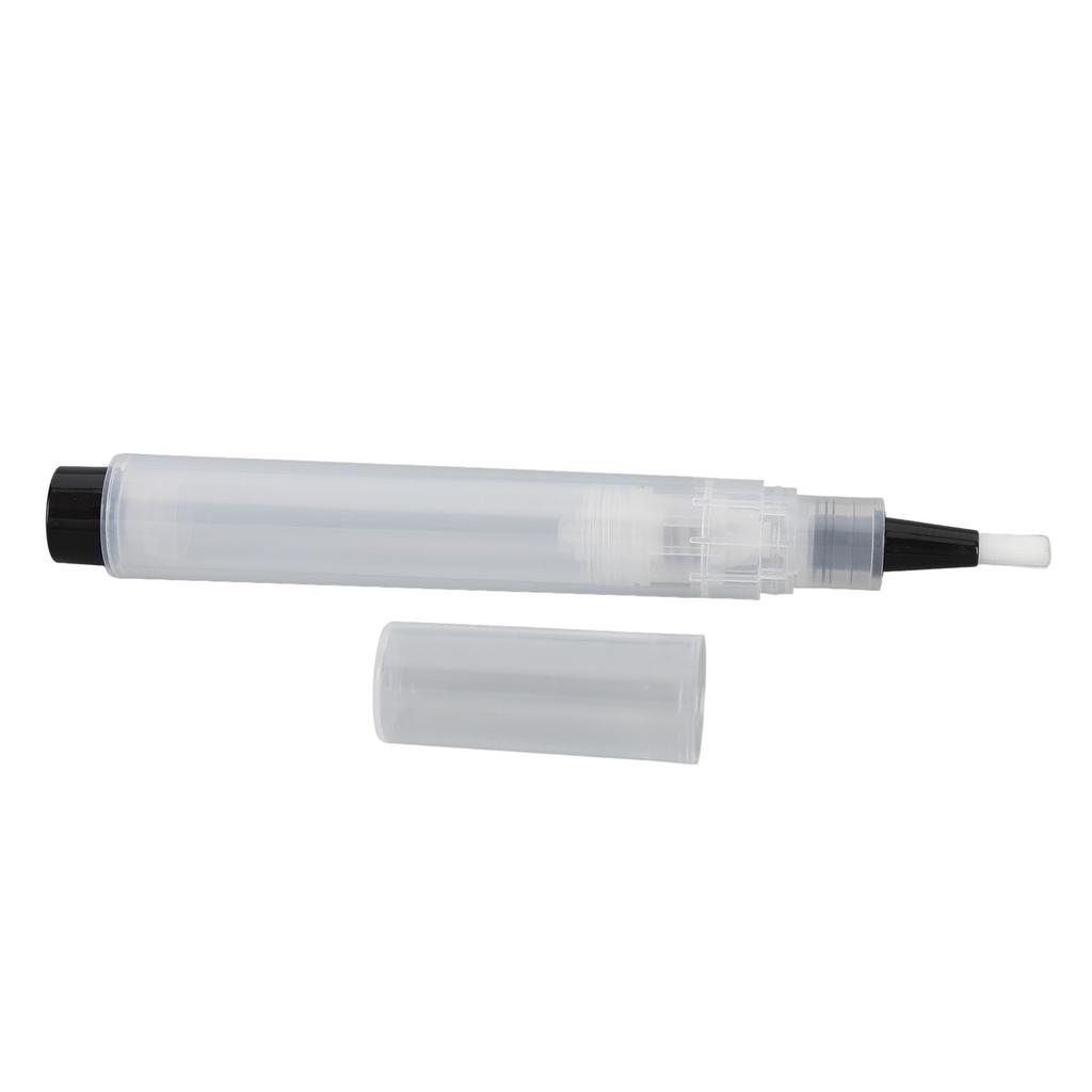 3 Stück Leere Nachfüllbare Pinselstifte für Make-up Tragbarer Transparenter Kosmetikbehälter Stifte Applikator