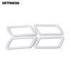 For Chevrolet Holden Equinox 2017-  Matte Ide Door Armrest Frame Cover Trim Sticker Interior Accessories Car Styling