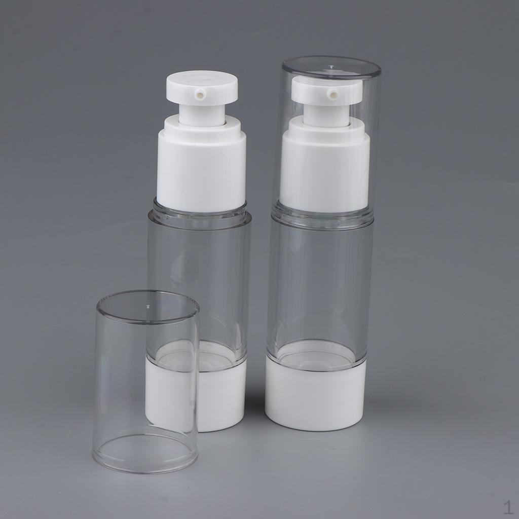

2 Pieces Empty Spray Pump Bottle Glass Refillable 30ml