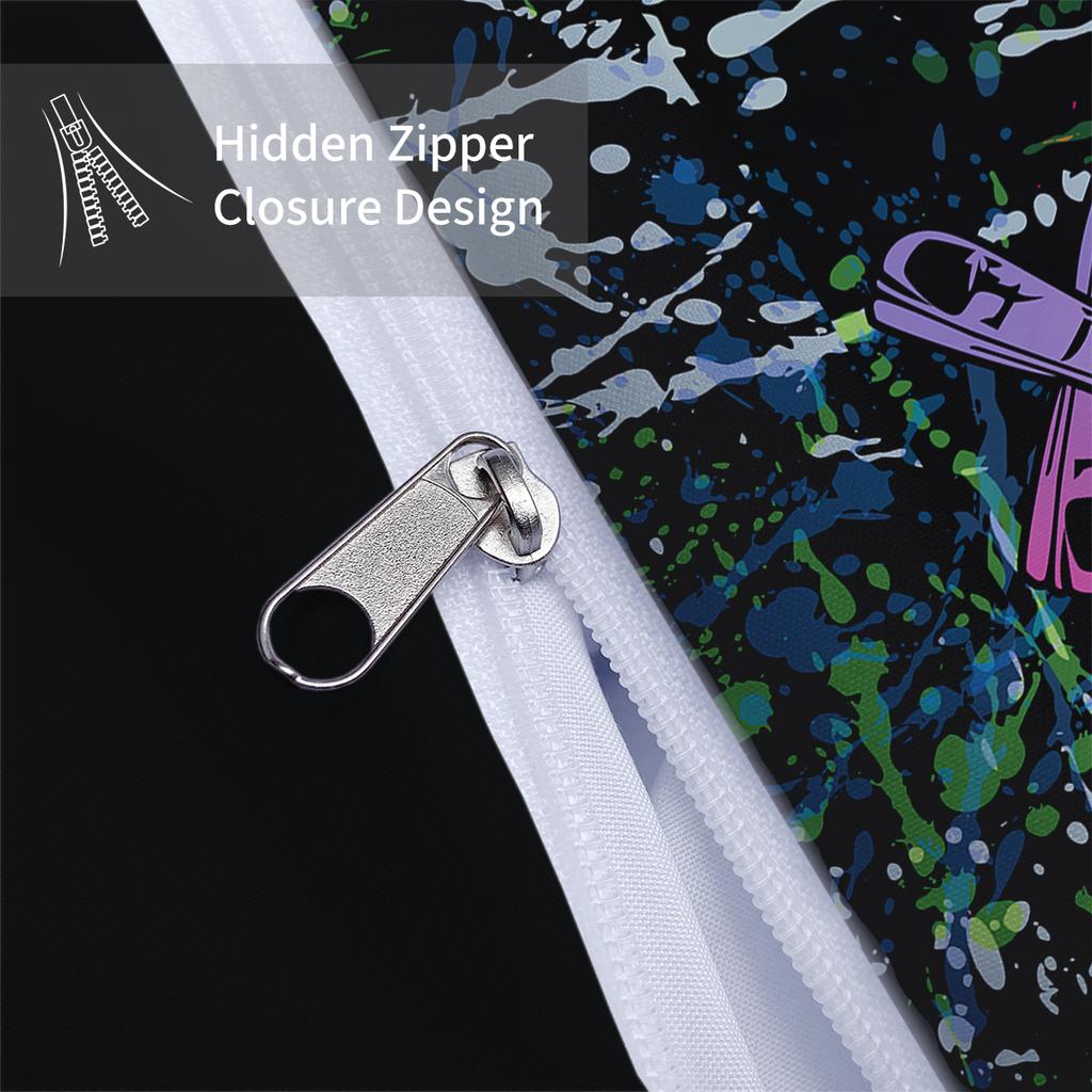 3-piece set, skull gestures pattern printed duvet set, queen, king, double bed, party  funny and creative bedding set