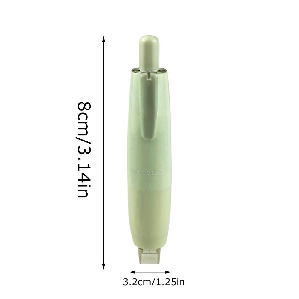 

Ручка-корректор двусторонняя выдвижная замазка 4X корректирующая лента клейкая корректирующая лента тип нажимная ручка-клей зелёный