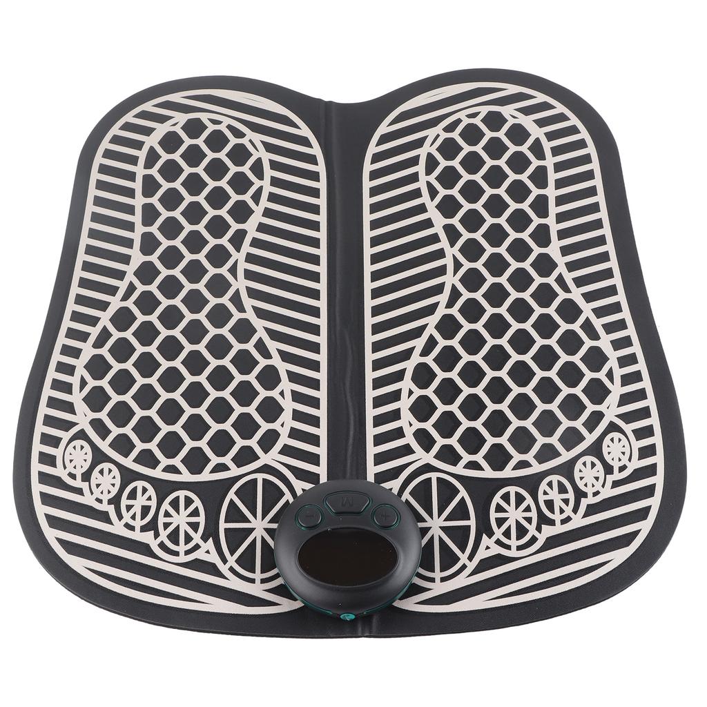 Foot Massager Mat USB Rechargeable 8 Modes 19 Strength Microcurrent Pulse Massage Pad