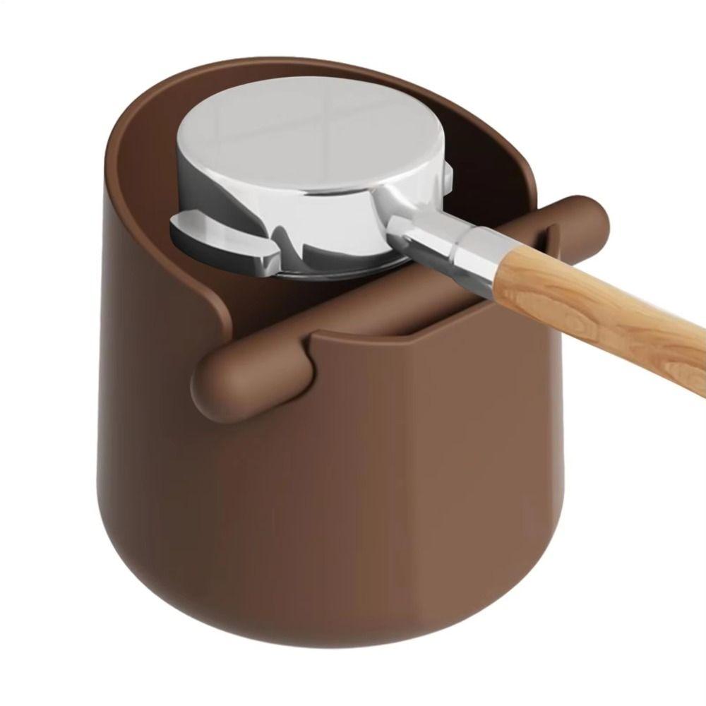 Food Grade Silicone Coffee Knock Box Removable Bar Knocking Slag  Bucket  Home Barista