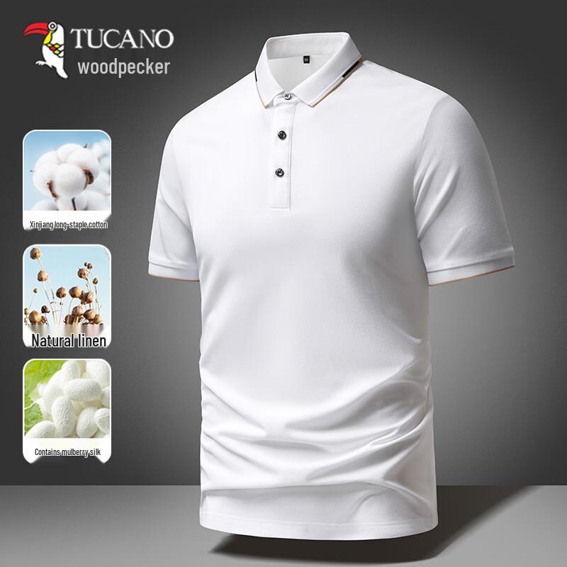 Tucano Men's Silk-Blend Polo Shirt