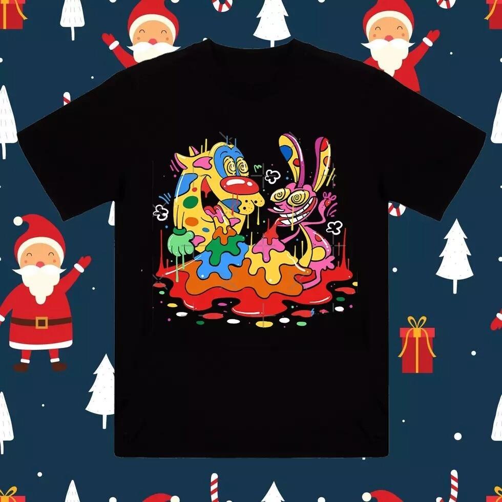 Ren And Stimpy T-shirt Cotton For men Women All Size S-4XL Unisex T-Shirt XXL