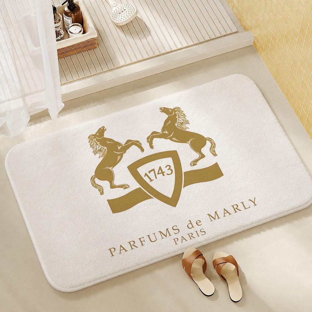 Brand-Parfums de MarlyS Floor Mat Shower Foot Mat, Bedside Carpet, Entrance Absorbent Doormat, Soft Non-Slip