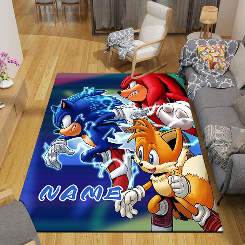 Custom 1Pc Sonic Adventure Heroic Journey Rug Office Carpet Indoor Outdoor Entrance Doormat Nonslip Soft And Comfortable Living Room D2915340