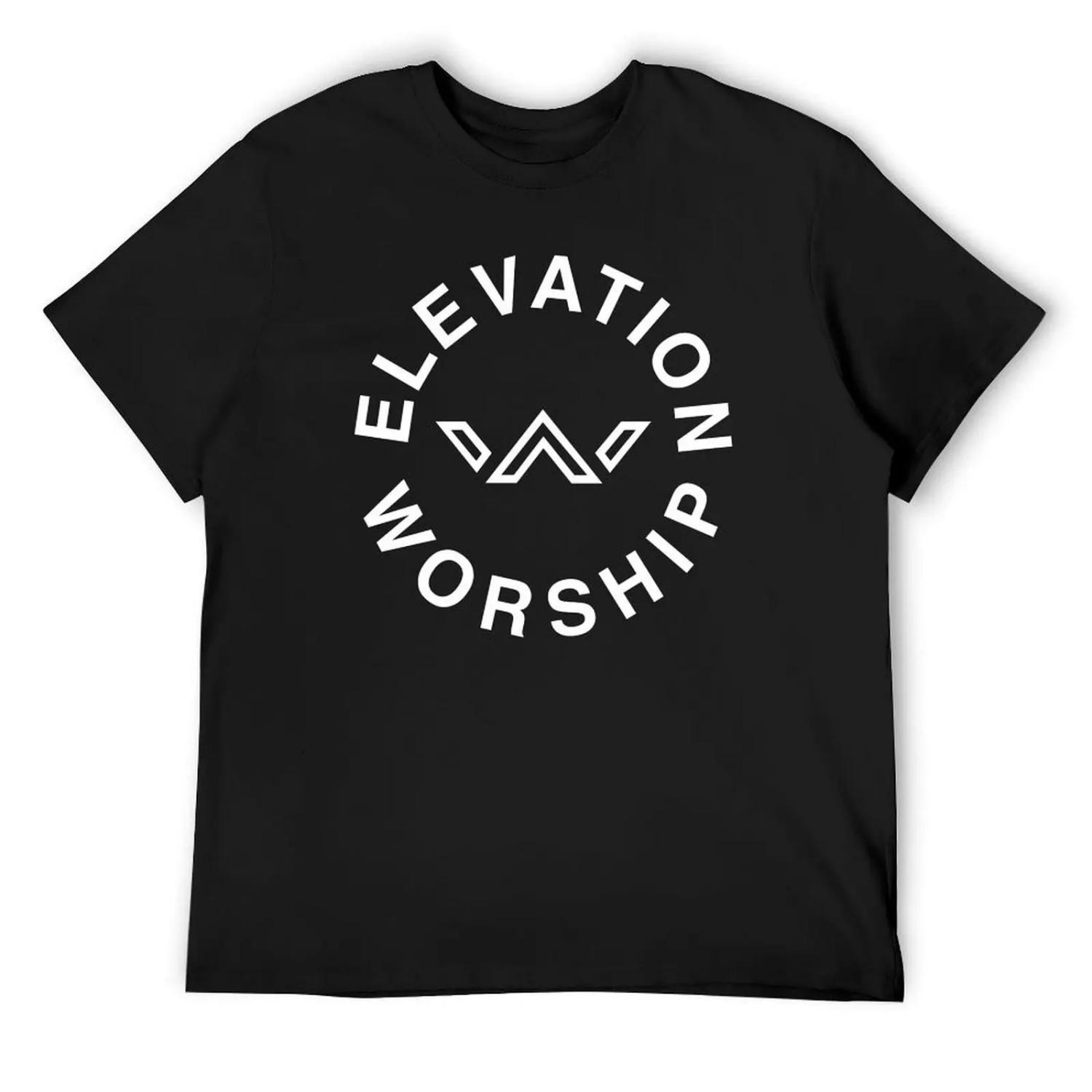Elevation Worship Merch EW Logo T-Shirt new edition plus size tops animal prinfor boys summer clothes anime shirts men S