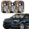 Mitsuri Kanroji And Iguro Obanai Sunshade Windscreen Car Front Windshield Window Sun Visor Accessories Covers