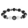 Obsidian Cross Bracelet Live Broadcast Hot-selling Chinese Black Eight Billiard Bracelet Gift Student Party Beaded Bracelet