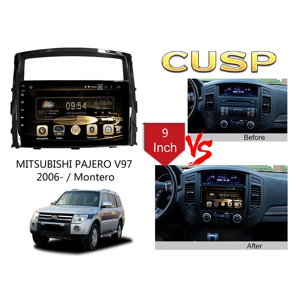 9-inch Android Car Navigator with DSP Sound and Reversing Camera for Mitsubishi PAJERO V9