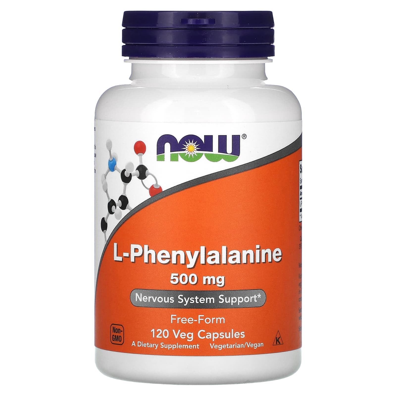

L-Phenylalanine, 500Mg, 120 Veggie Caps