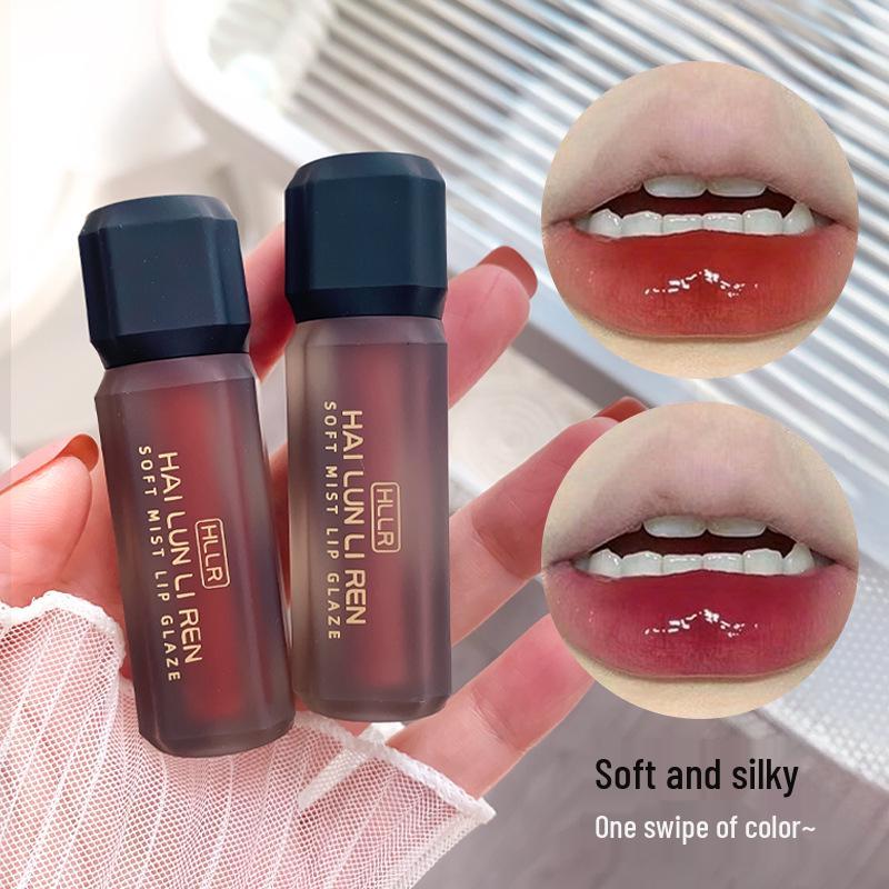 Helen Liren Matte Lip Glaze: Soft Mist, Moisturizing, Long-lasting, Non-fade Lip Gloss.