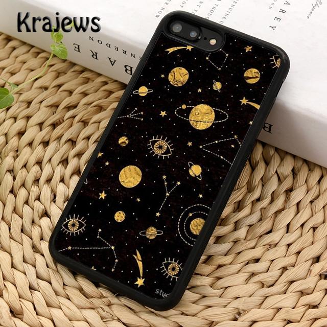 Krajews Starry Night Constellations stars universe Phone Case For iPhone 17 Air 16 15 14 plus 11 12 13 pro max Fundas